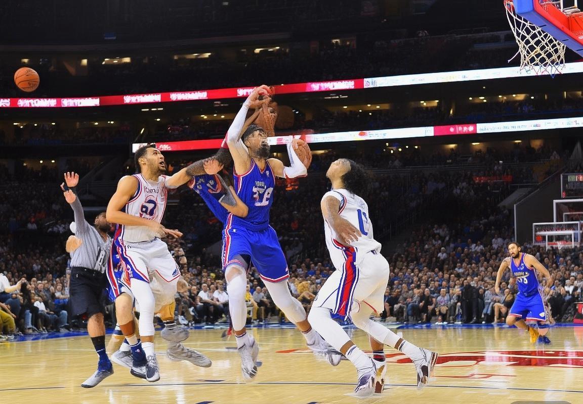 恩比德库里巅峰对决：焦点之战精彩瞬间